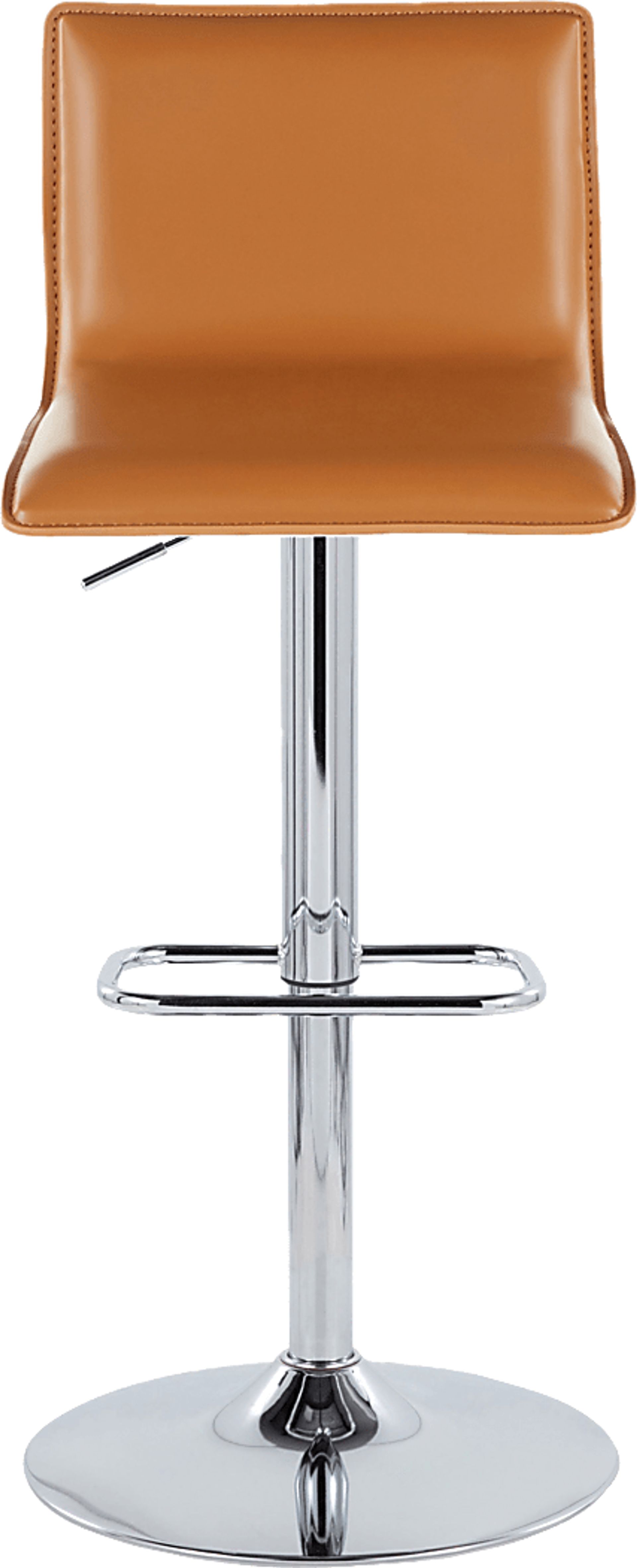 Fassitt III Camel Adjustable Swivel Barstool, Set of 2 - Image 10