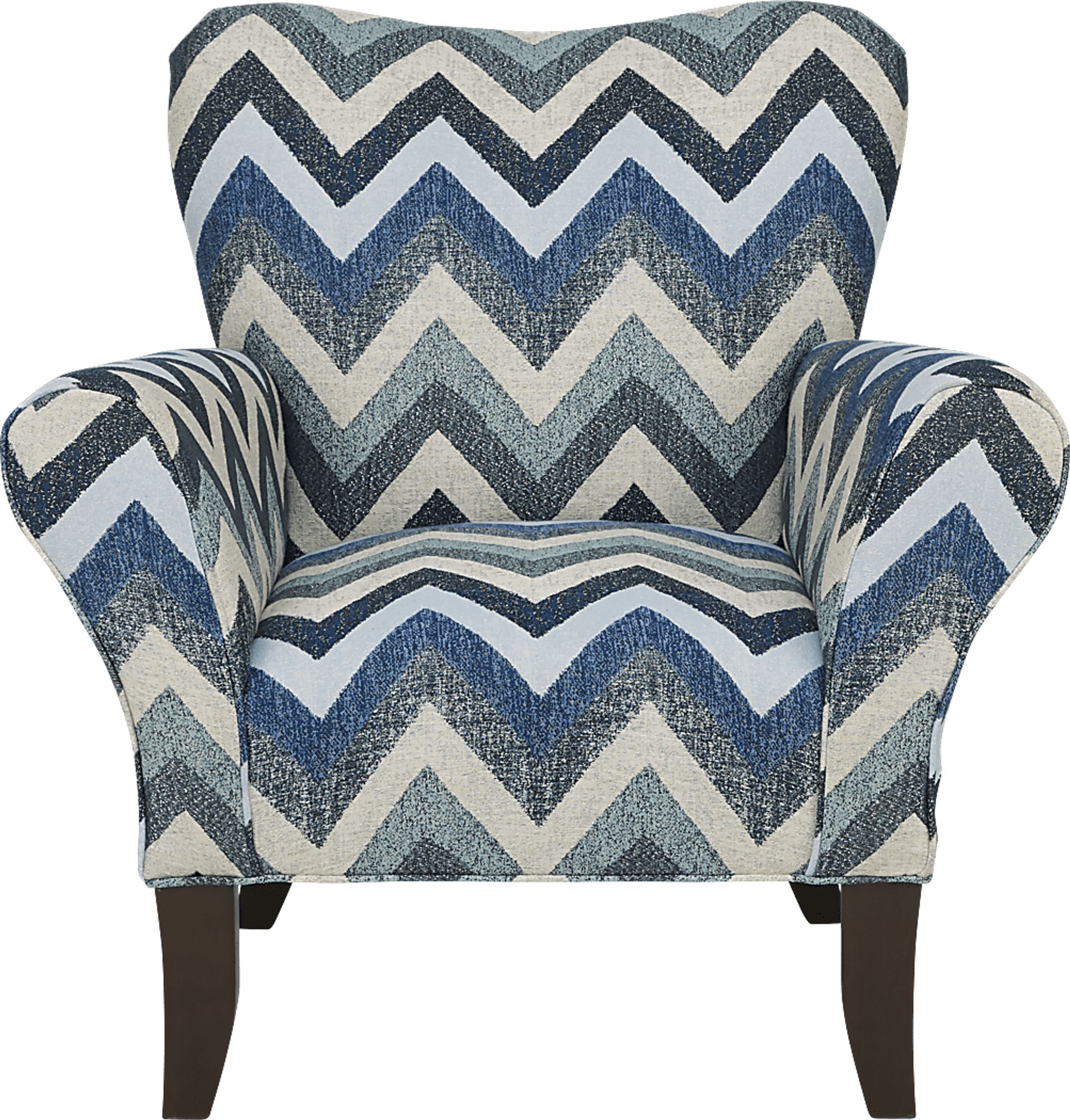 Fast Track Beach Glass Blue Accent Chair - Image 2
