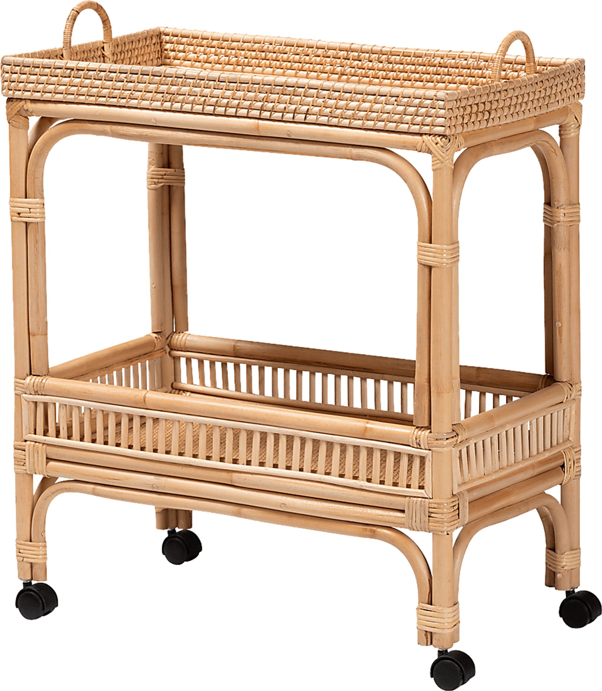 Fasulo Natural Bar Cart - Image 1