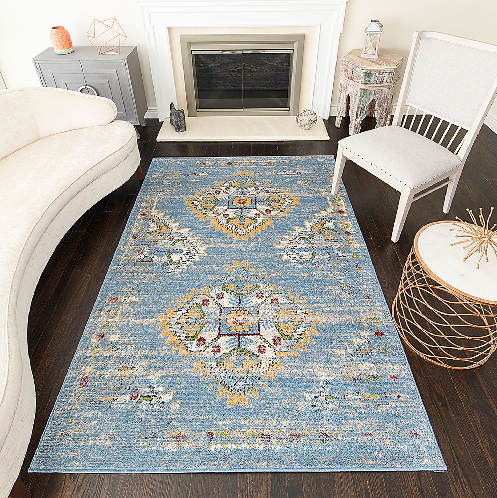 Fatan Blue 8' x 10' Rug - Image 2
