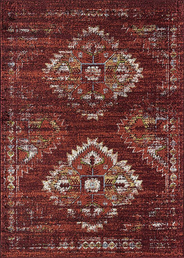 Fatan Red 5' x 7' Rug - Thumbnail - Image 1