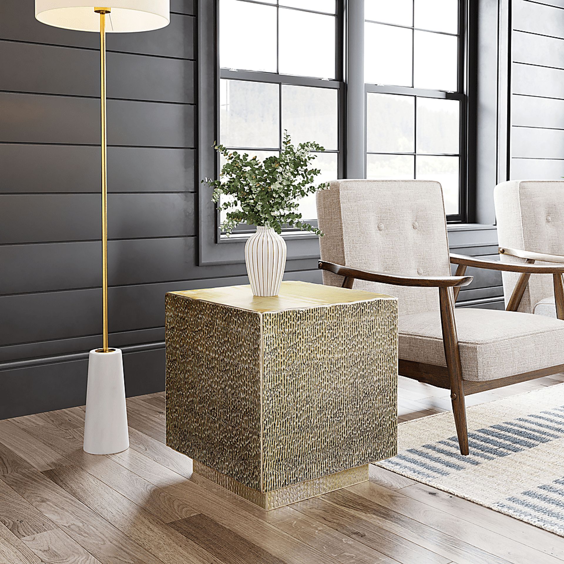 Fatemeh Gold End Table - Image 2