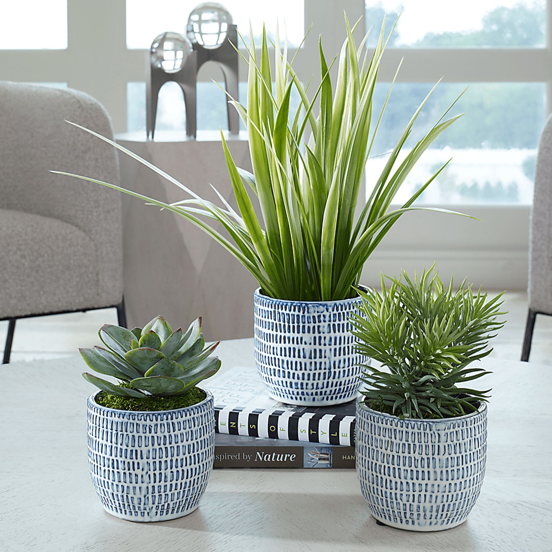 Fathbrook Green Faux Plant, Set of 3 - Image 2