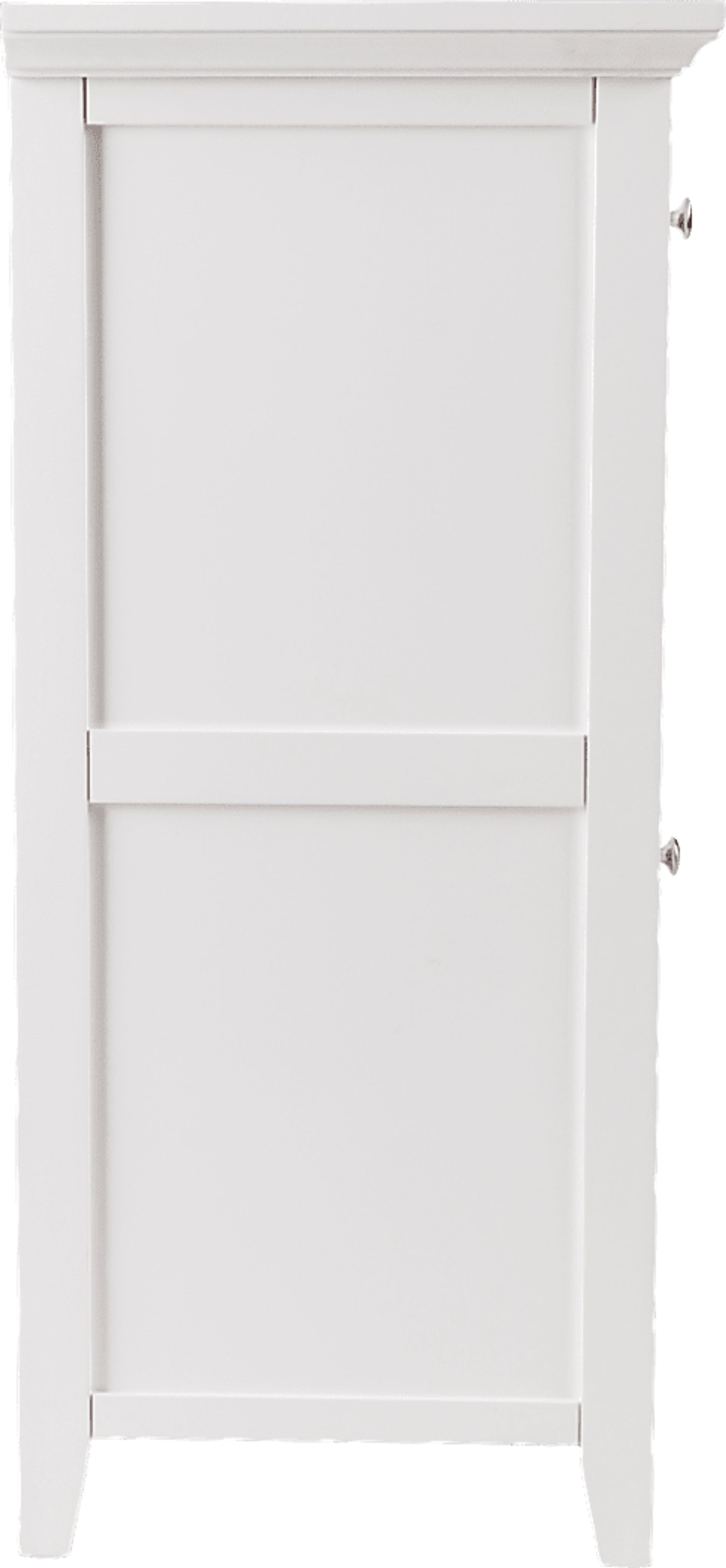 Faulkwood White 48 in. Console with Infrared Fireplace - Image 3