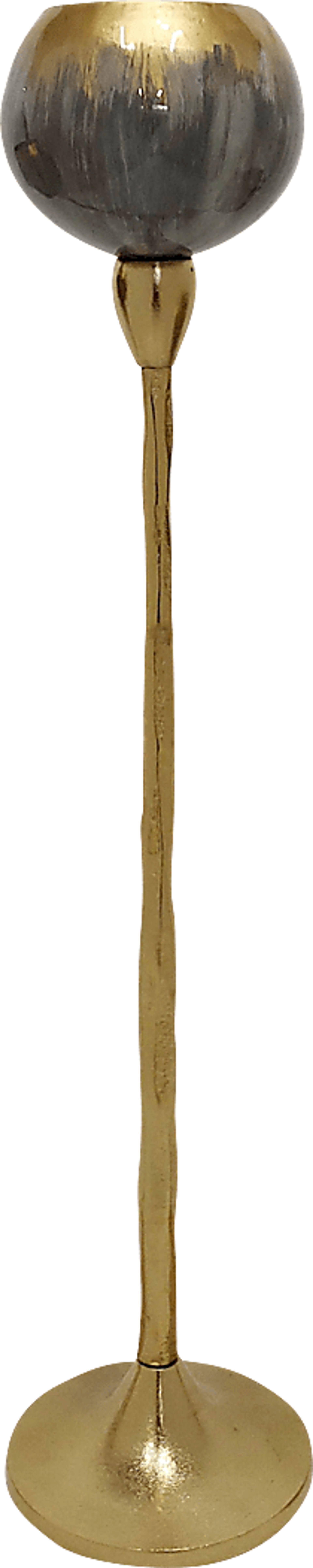 Faunsdale Black Large Candle Holder - Image 1