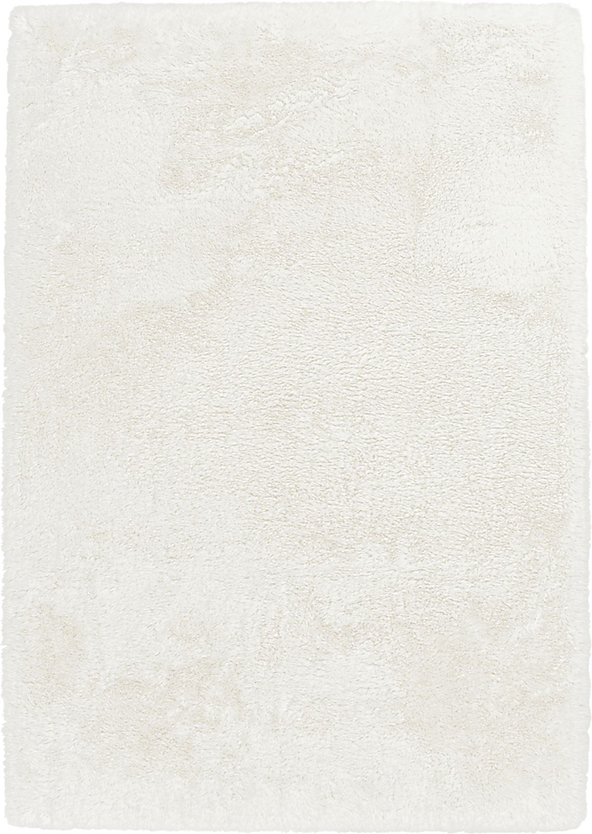 Faux Rabbit Minky Ivory Beige Polyester Fabric Rug