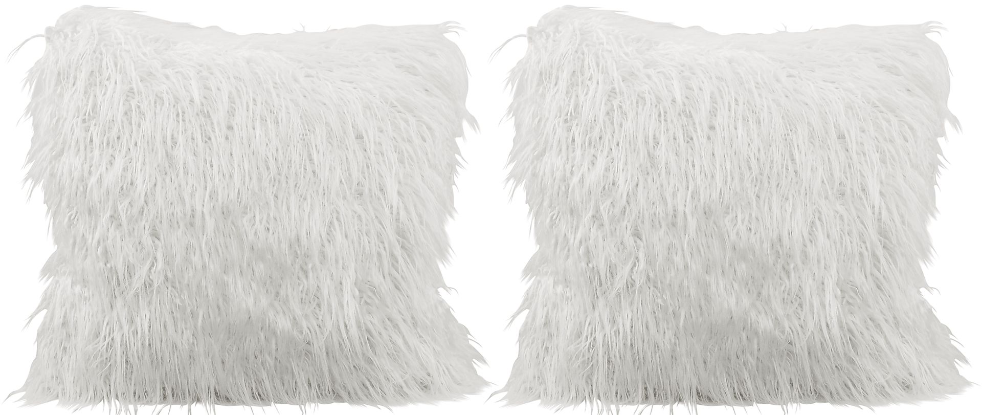 Faux Sheep Ivory Accent Pillow (Set of 2) - Image 1