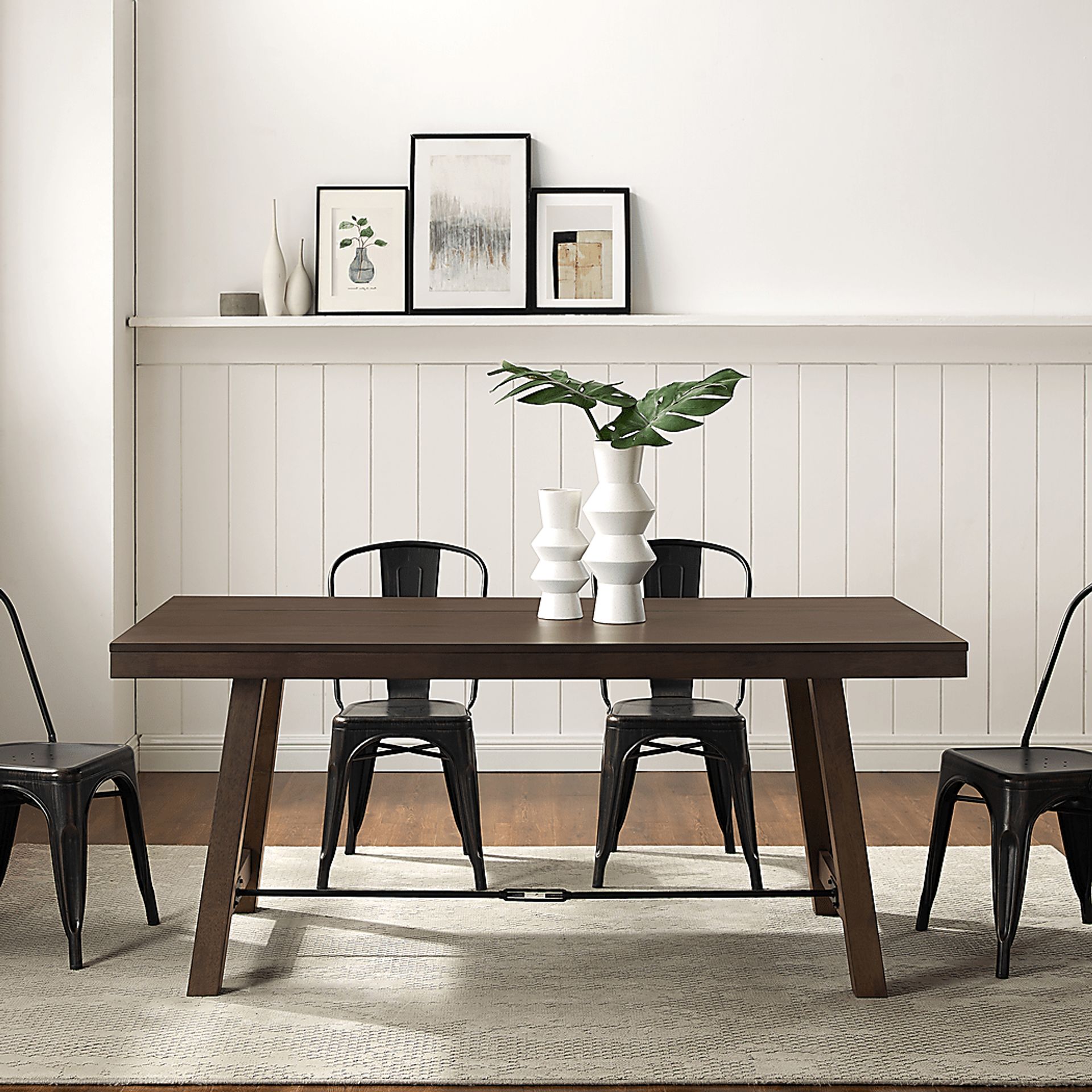 Faversham Brown Dining Table - Image 4