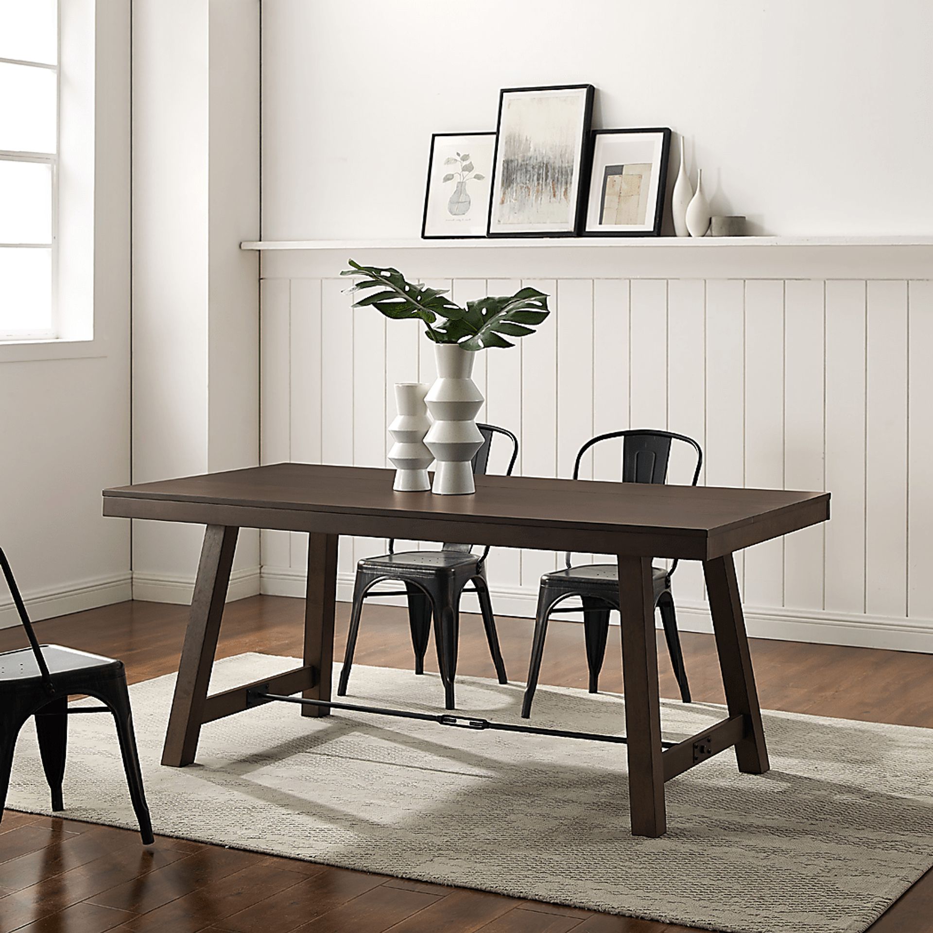 Faversham Brown Dining Table - Image 5