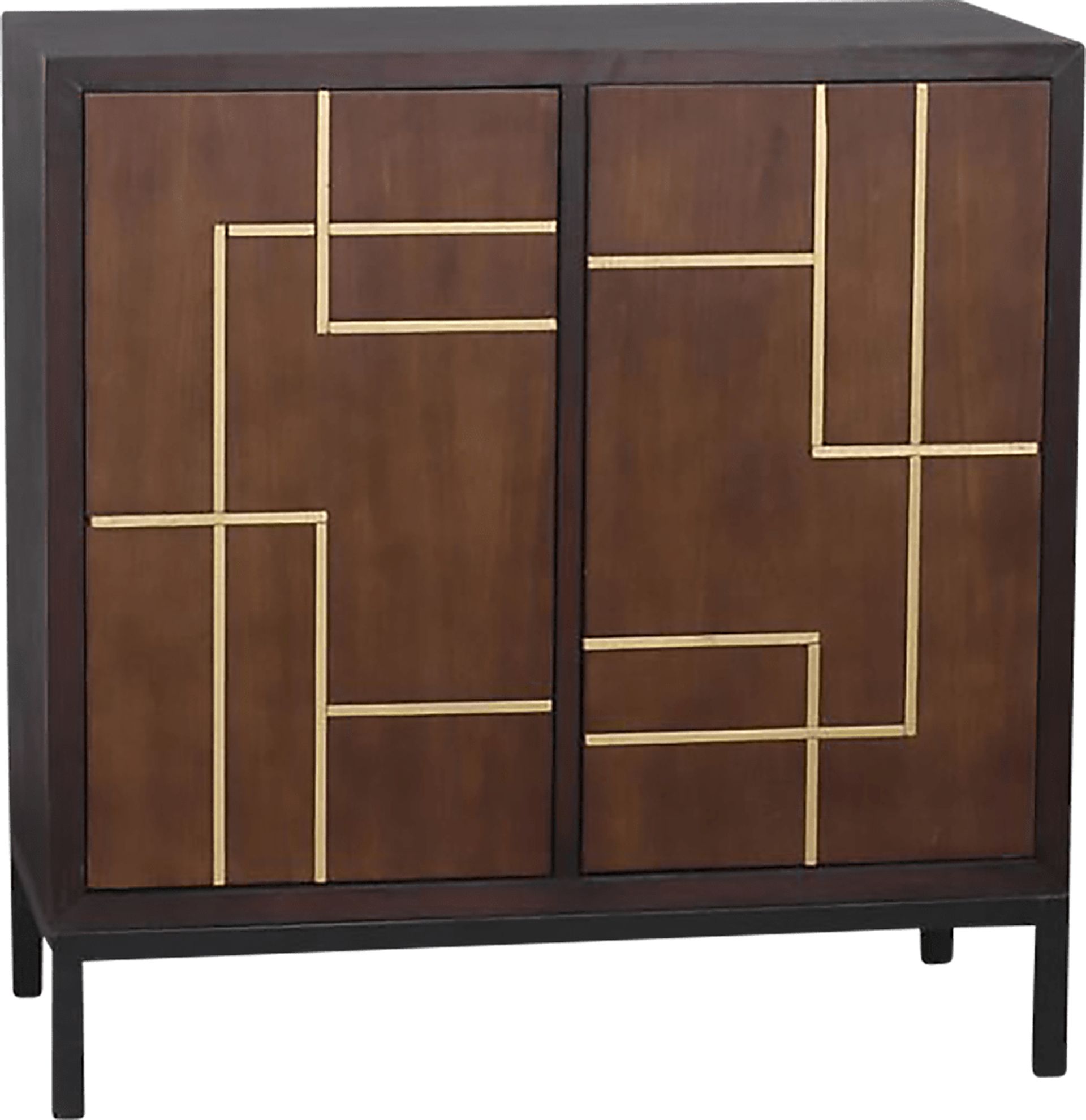 Fawnia Brown Accent Cabinet - Image 1