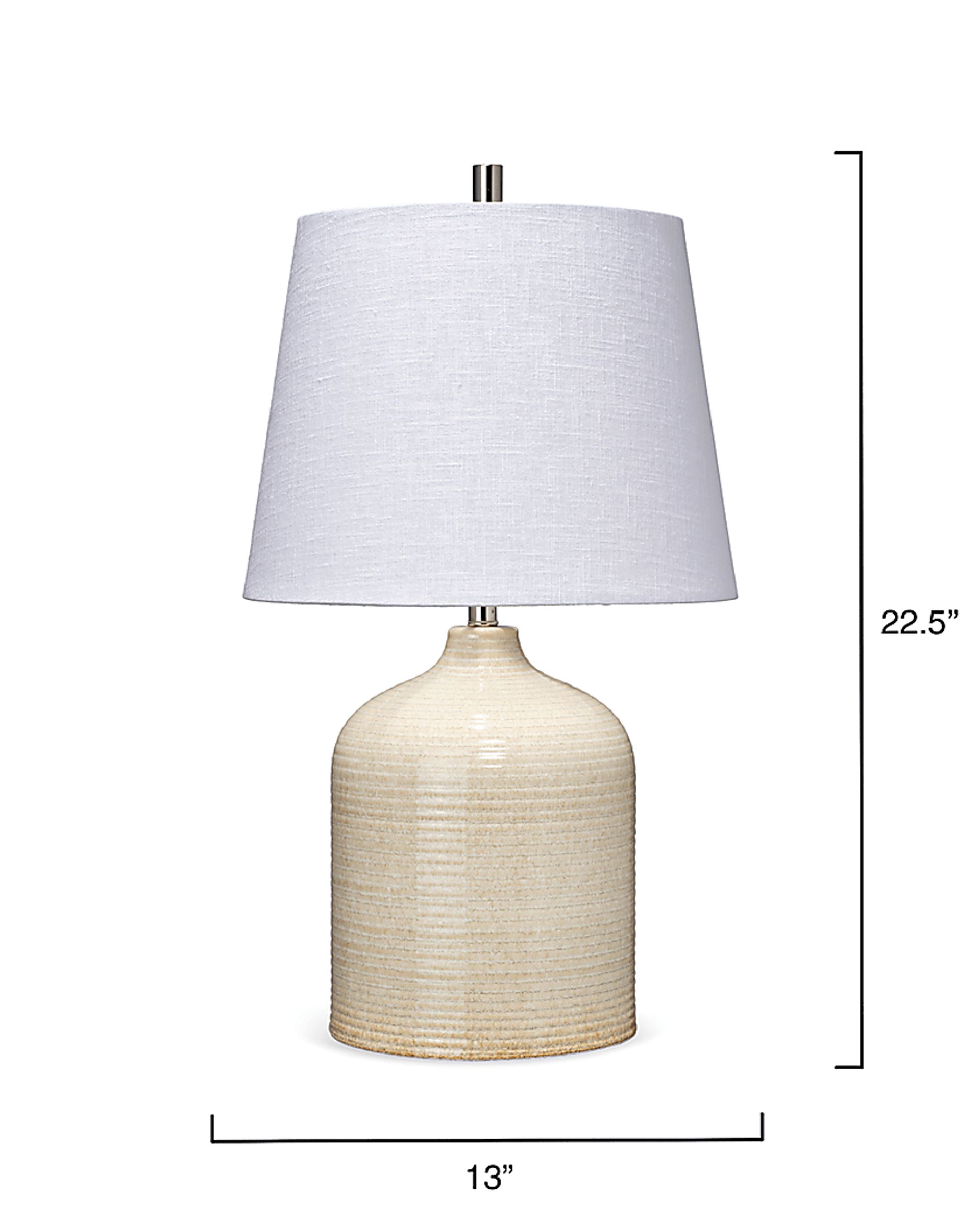 Faxy Beige Lamp - Image 3