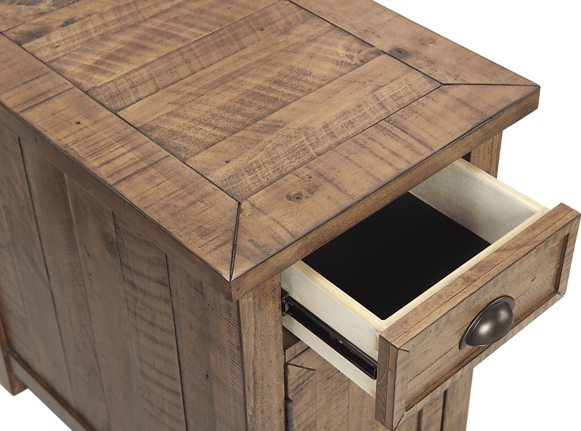 Faybanks Brown Chairside Table - Image 5