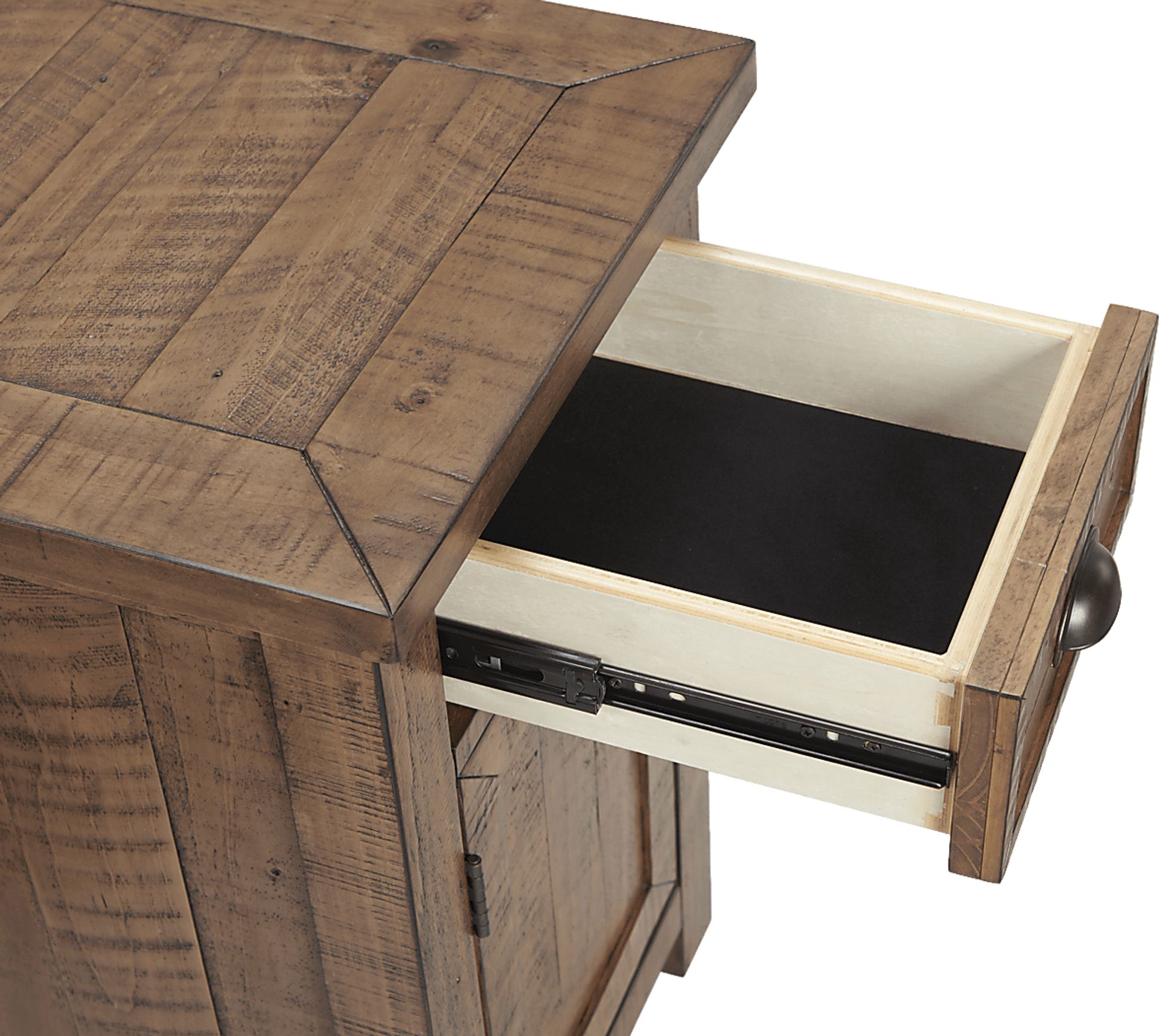 Faybanks Brown Chairside Table - Image 6