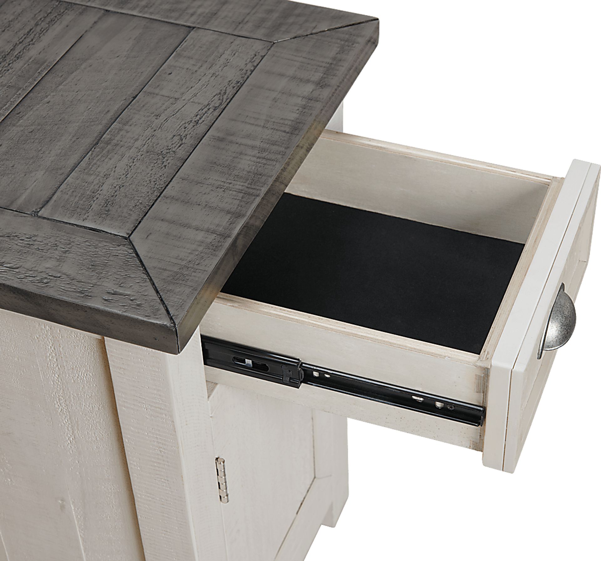 Faybanks Gray Chairside Table - Image 4