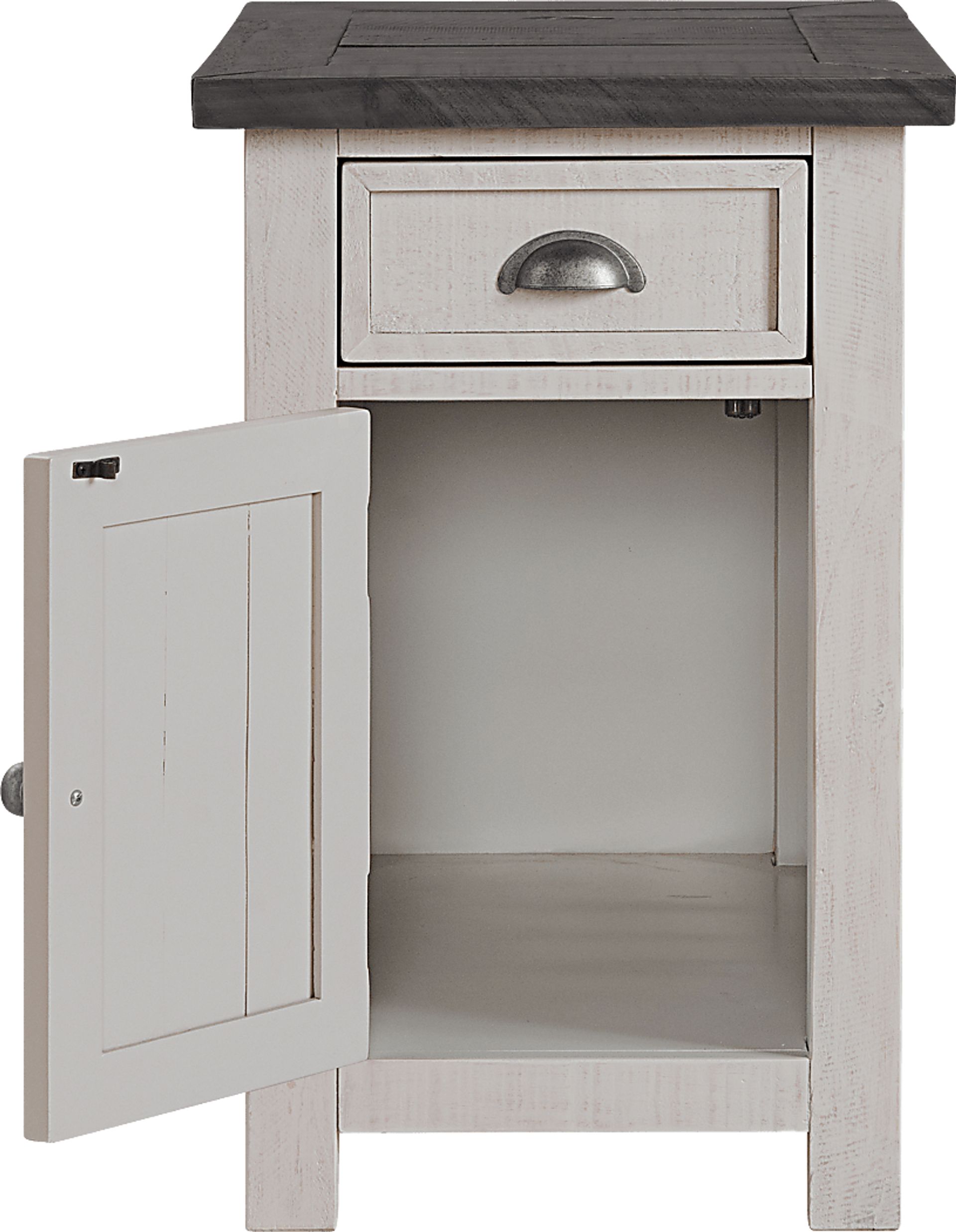 Faybanks Gray Chairside Table - Image 8