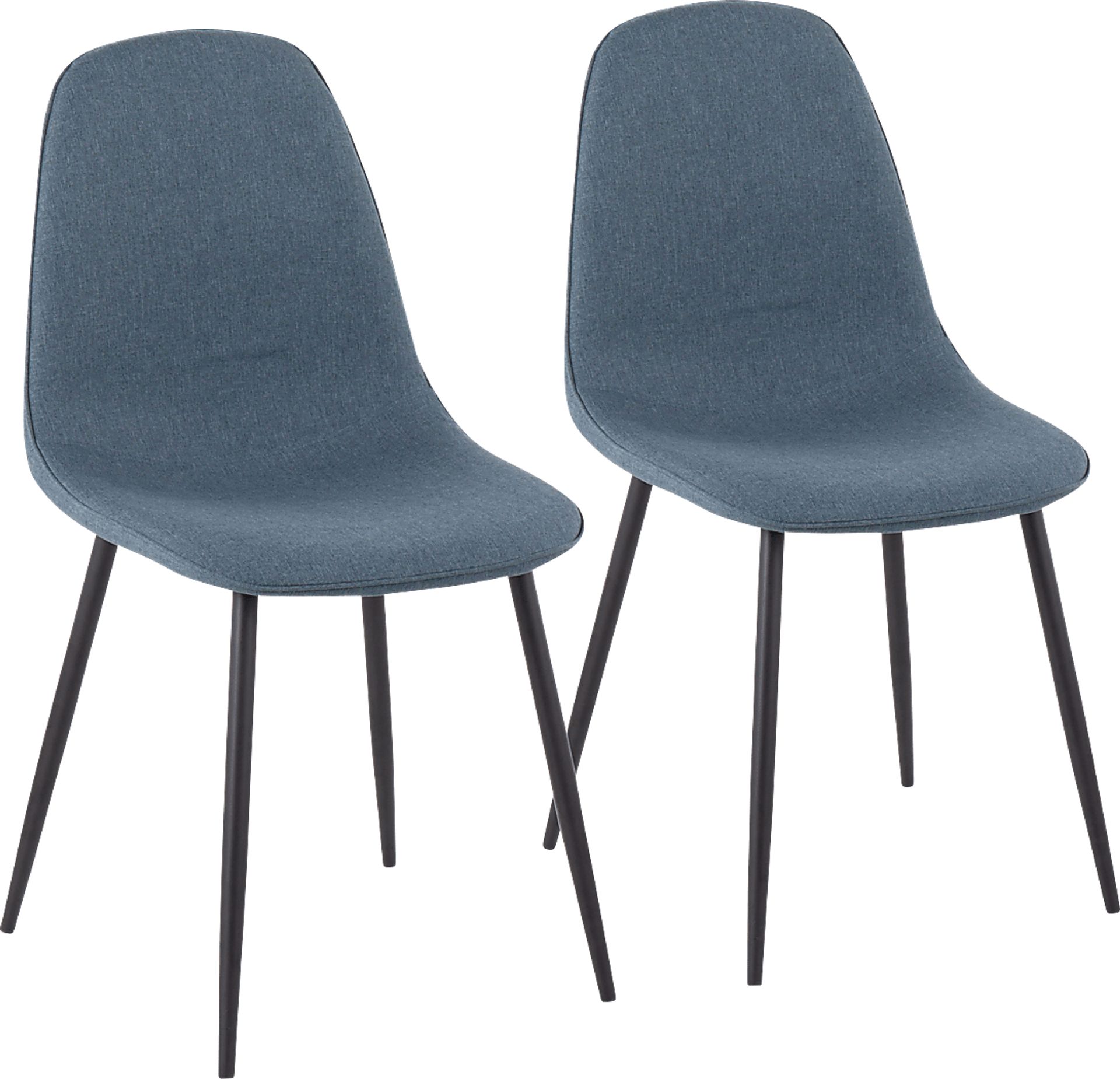 Faye Lane I Blue Side Chair, Set of 2 - Image 1