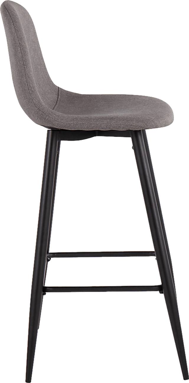 Faye Lane I Charcoal Barstool, Set of 2 - Thumbnail - Image 3