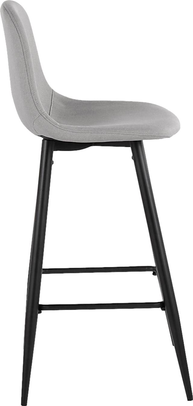 Faye Lane I Light Gray Barstool, Set of 2 - Thumbnail - Image 3