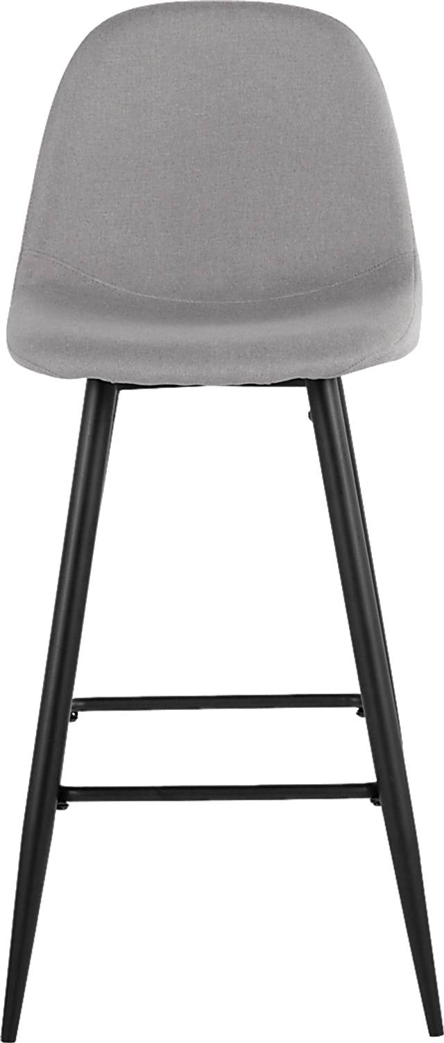 Faye Lane I Light Gray Barstool, Set of 2 - Thumbnail - Image 6