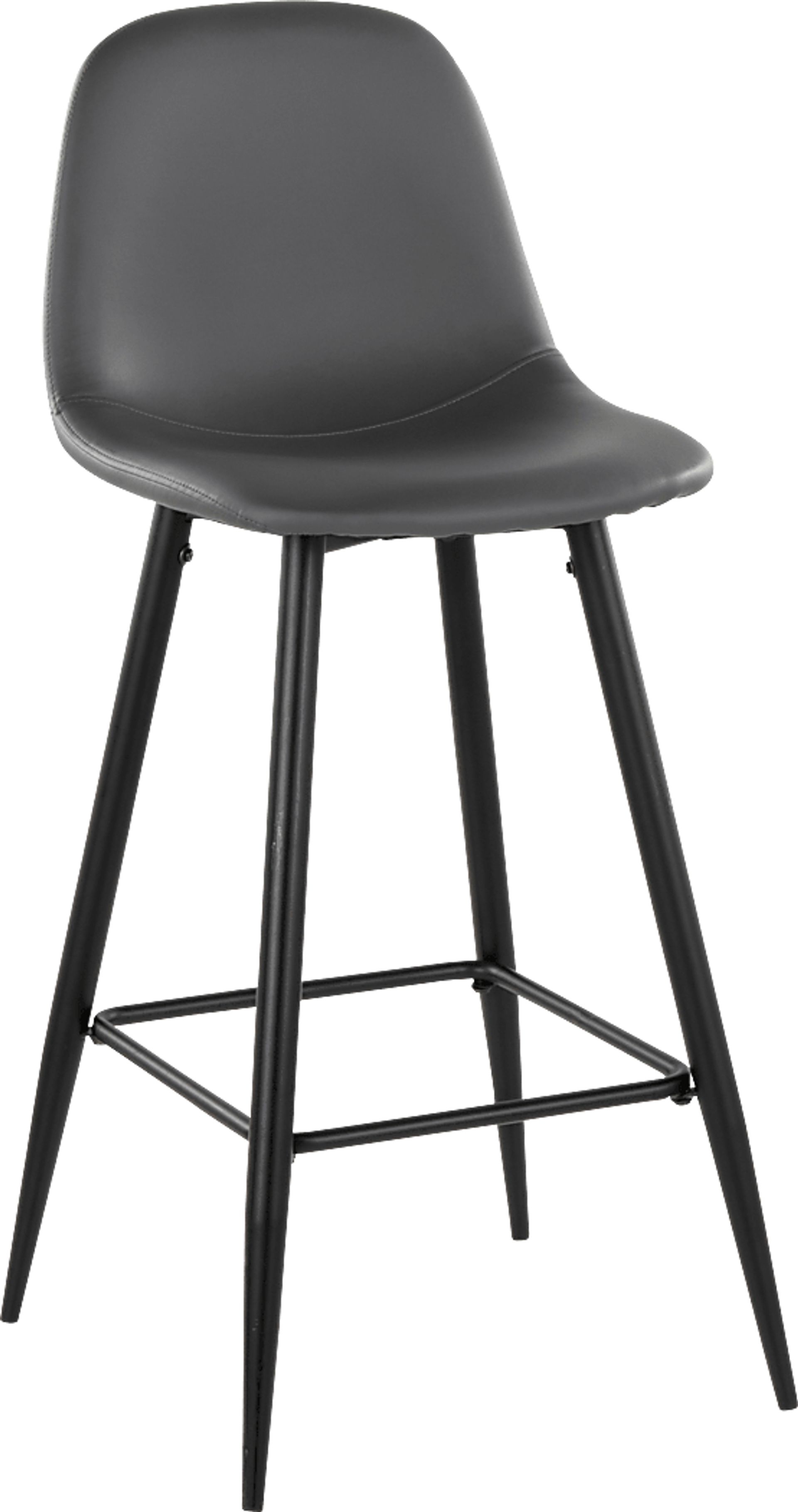 Faye Lane I Gray Barstool, Set of 2 - Image 4