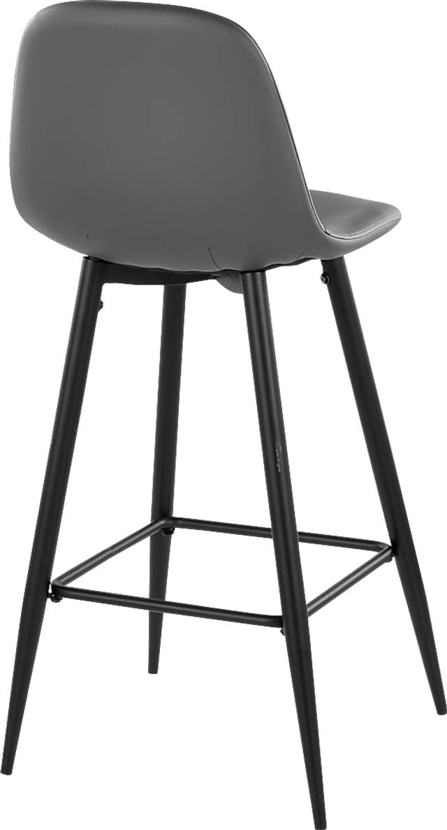 Faye Lane I Gray Barstool, Set of 2 - Thumbnail - Image 5