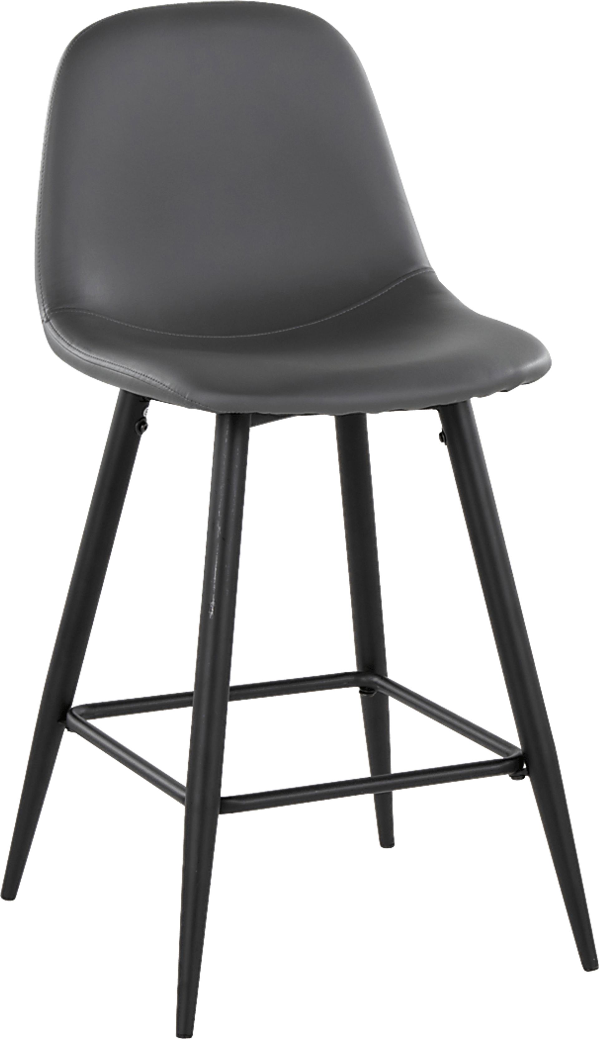 Faye Lane I Gray Counter Height Stool, Set of 2 - Image 4