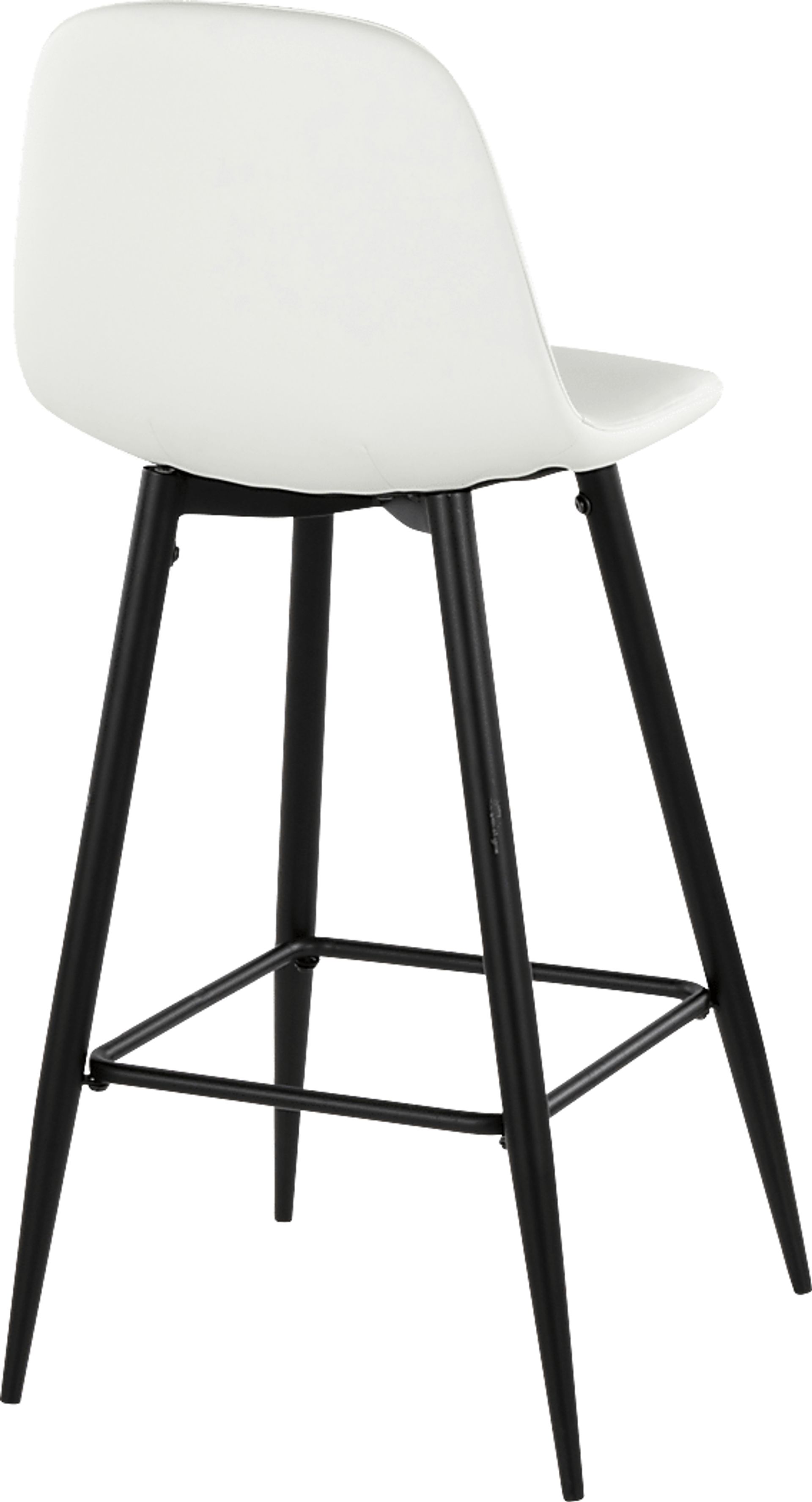 Faye Lane I White Barstool, Set of 2 - Image 6