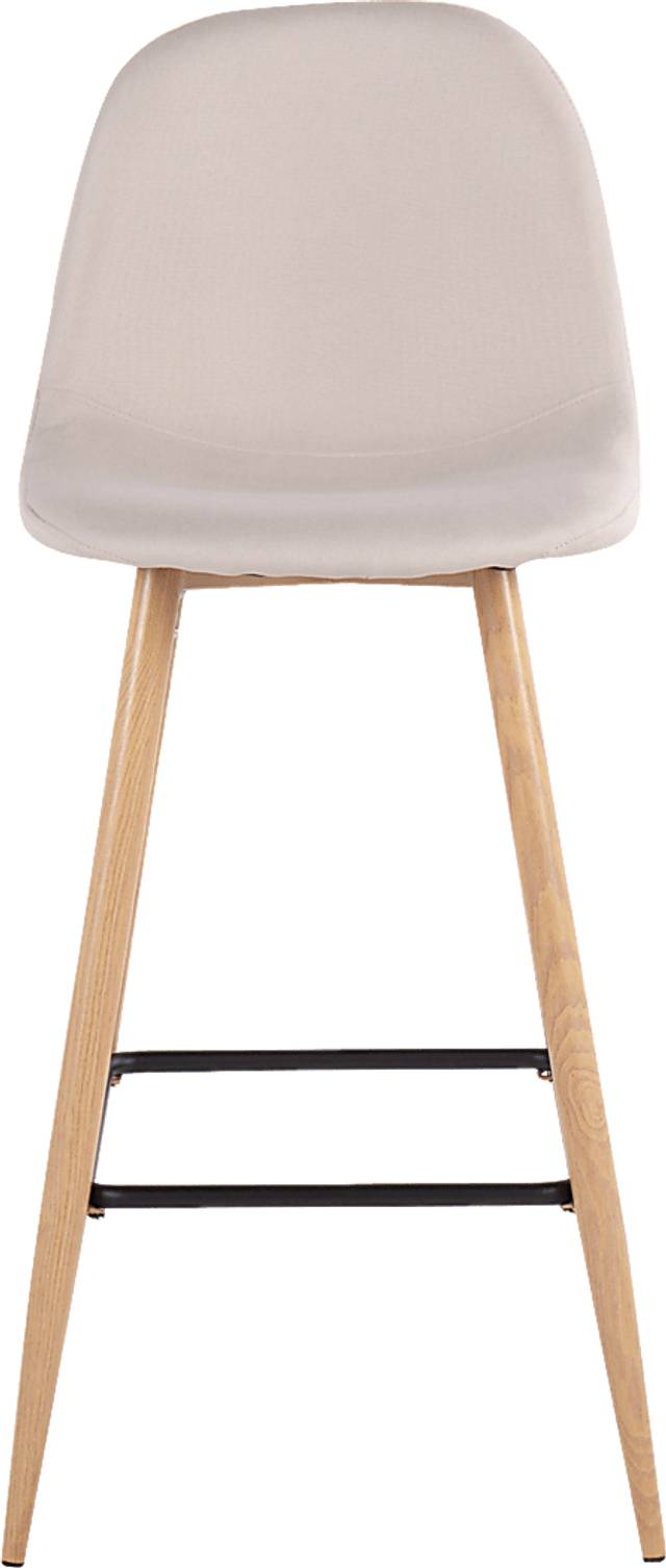 Faye Lane II Beige Barstool, Set of 2 - Thumbnail - Image 6