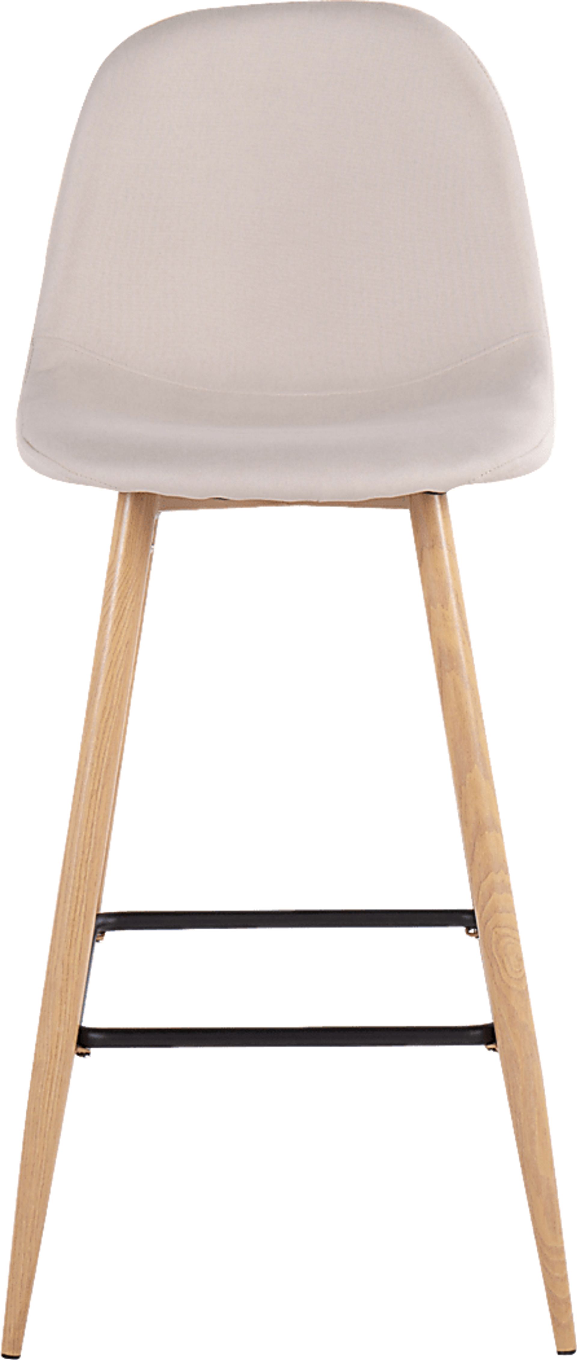 Faye Lane II Beige Barstool, Set of 2 - Image 6