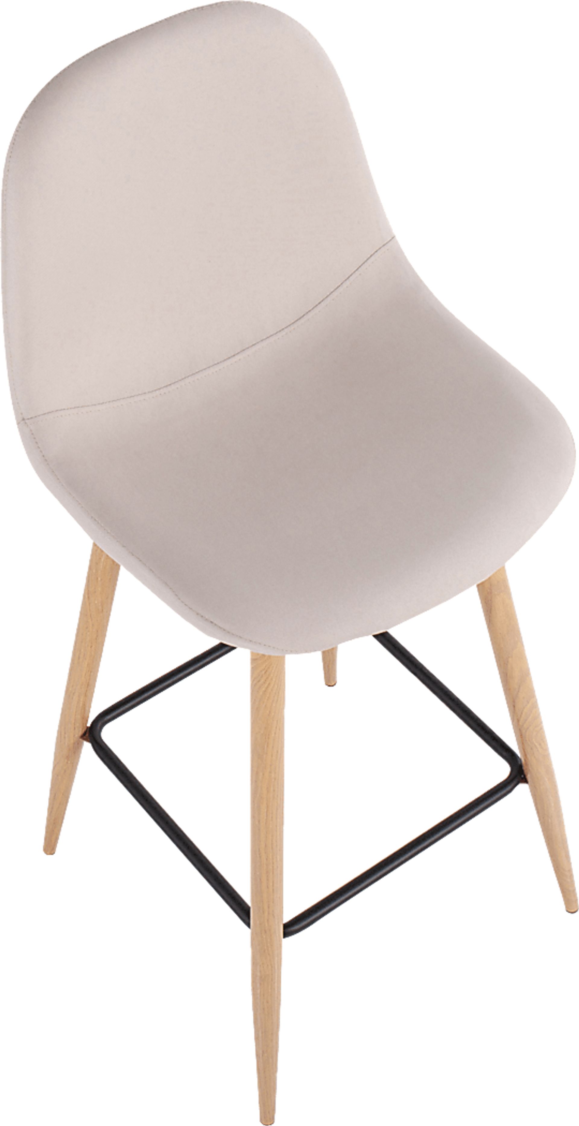 Faye Lane II Beige Barstool, Set of 2 - Image 7