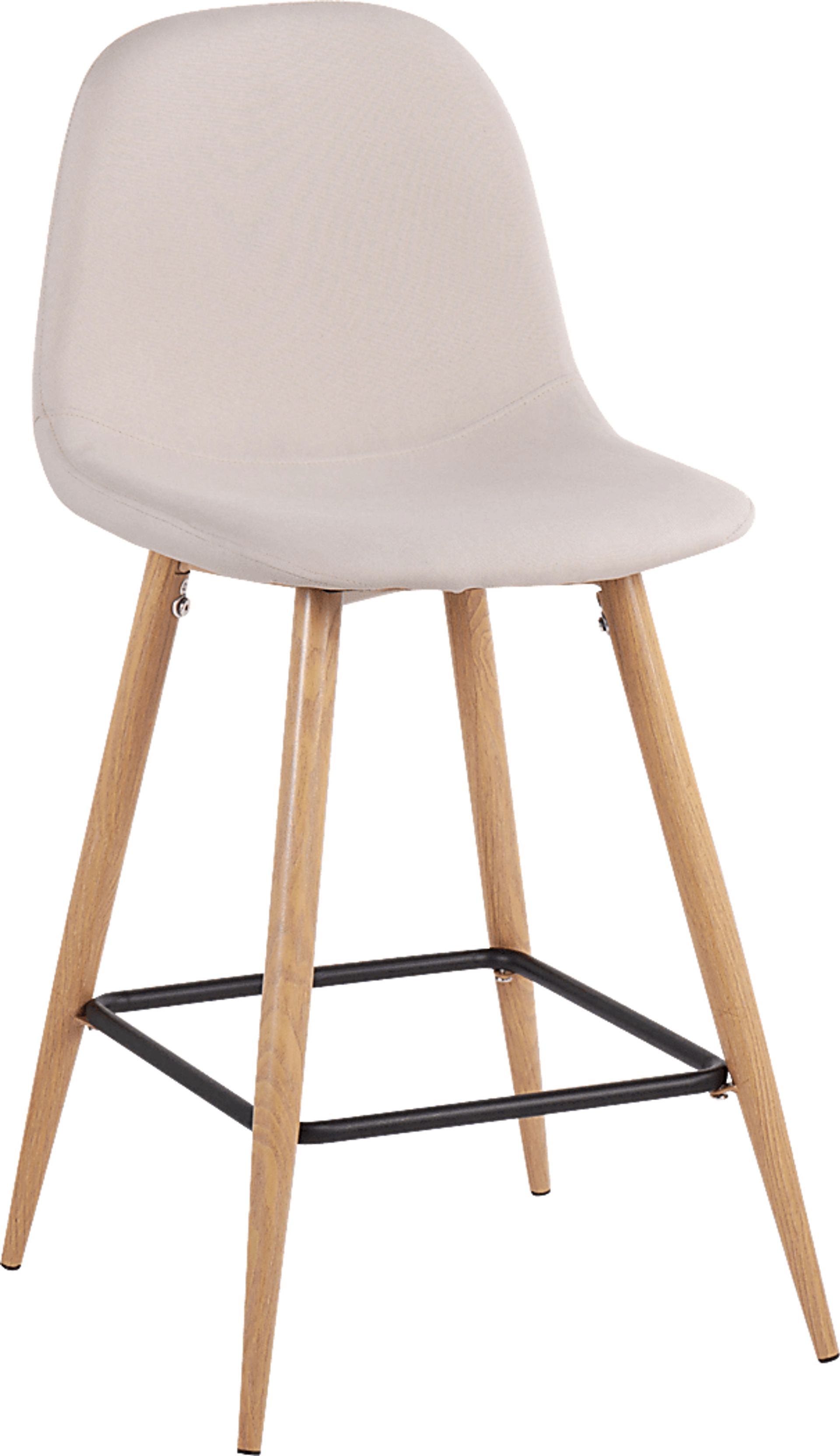 Faye Lane II Beige Counter Height Stool, Set of 2 - Image 2