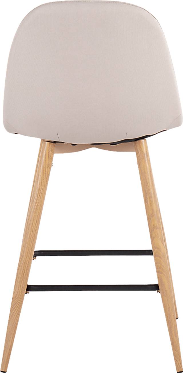 Faye Lane II Beige Counter Height Stool, Set of 2 - Thumbnail - Image 4