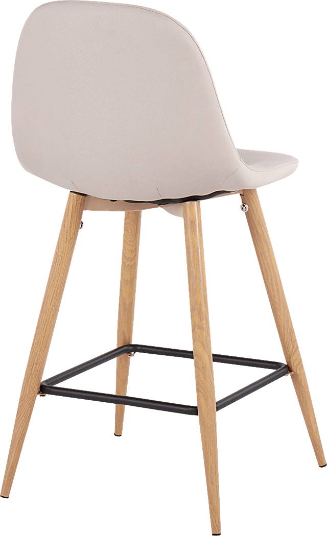 Faye Lane II Beige Counter Height Stool, Set of 2 - Thumbnail - Image 5
