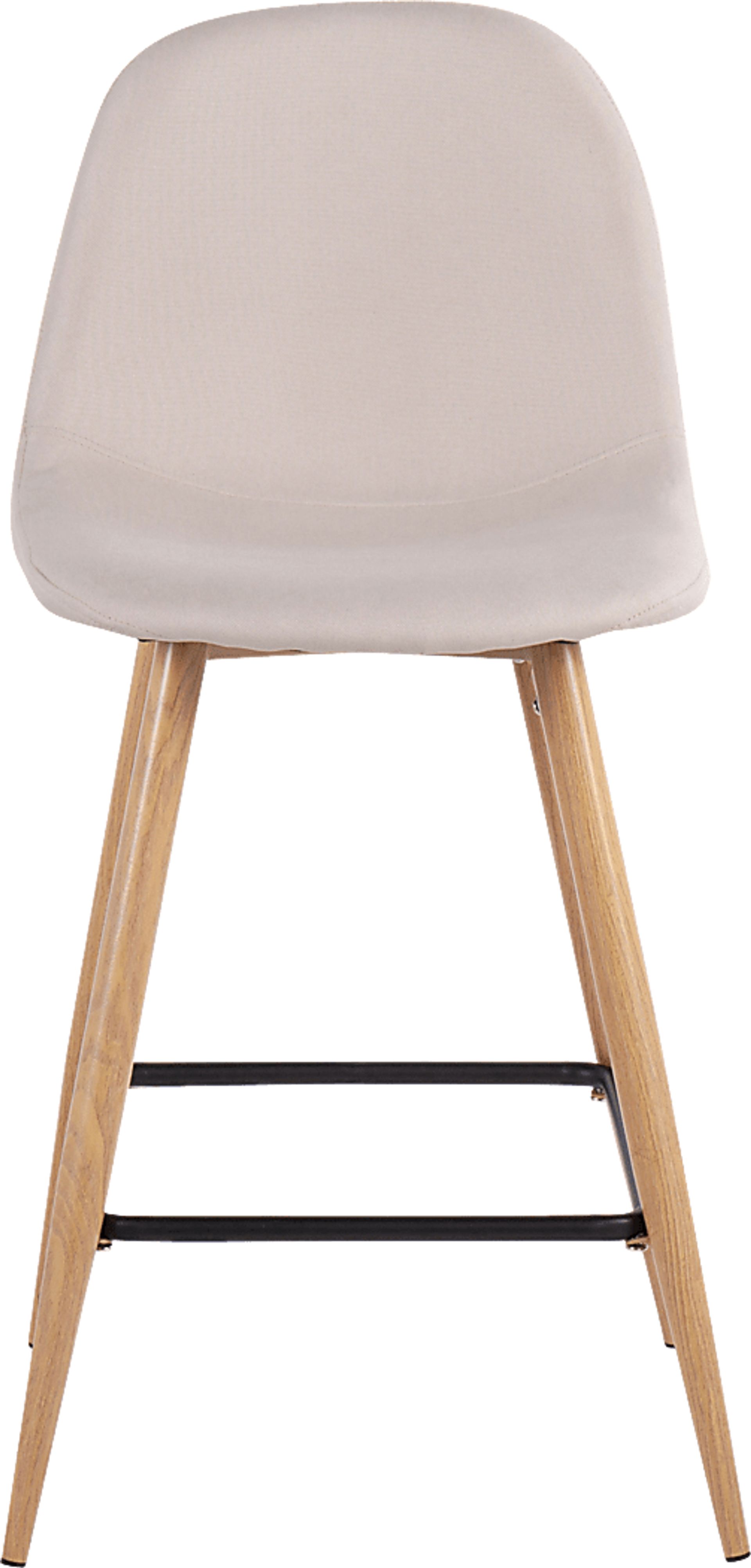 Faye Lane II Beige Counter Height Stool, Set of 2 - Image 6