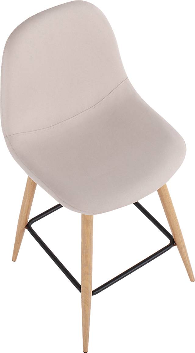 Faye Lane II Beige Counter Height Stool, Set of 2 - Thumbnail - Image 7