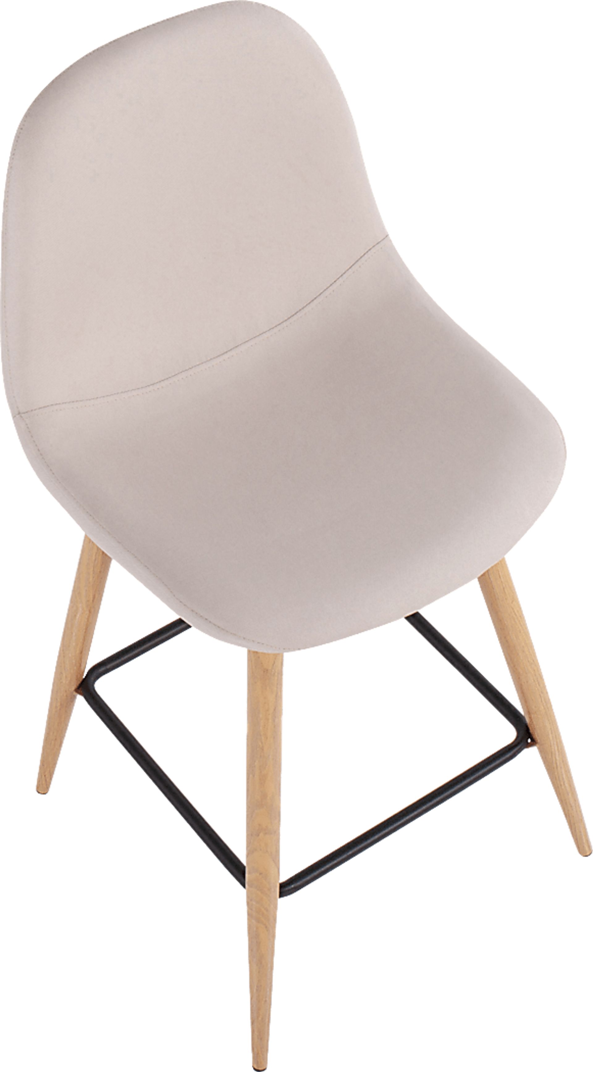 Faye Lane II Beige Counter Height Stool, Set of 2 - Image 7