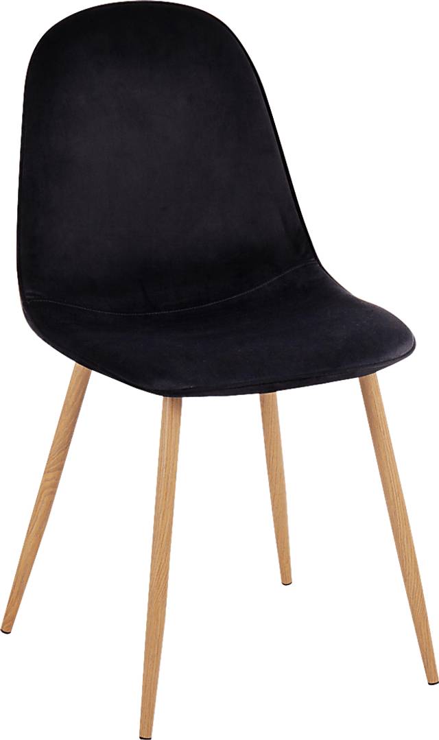 Faye Lane II Black Side Chair, Set of 2 - Thumbnail - Image 2