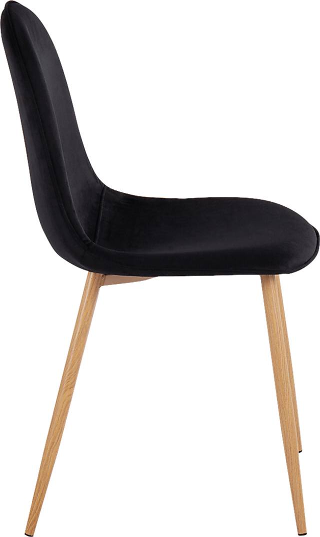 Faye Lane II Black Side Chair, Set of 2 - Thumbnail - Image 3