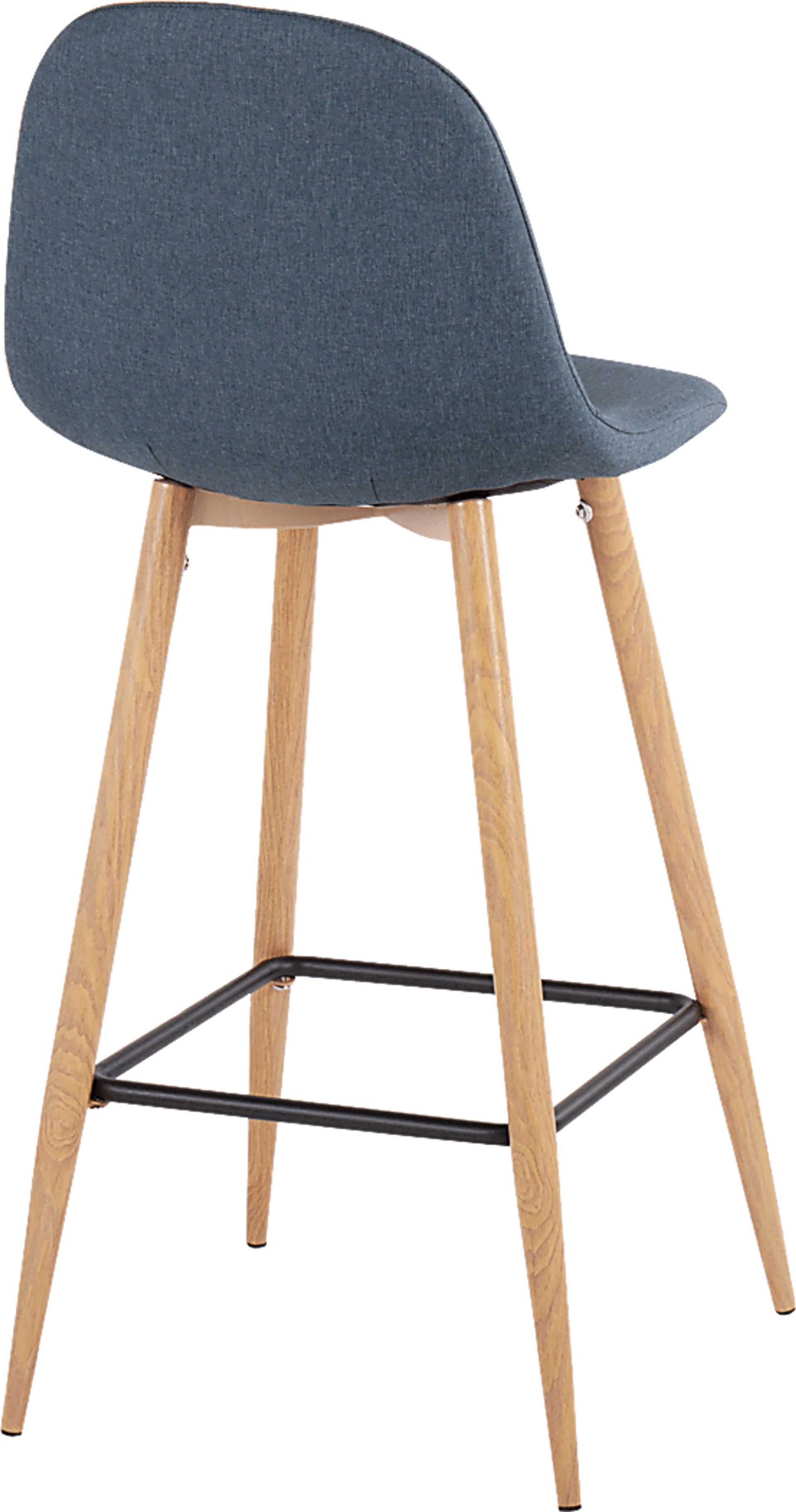 Faye Lane II Blue Barstools, Set of 2 - Image 4