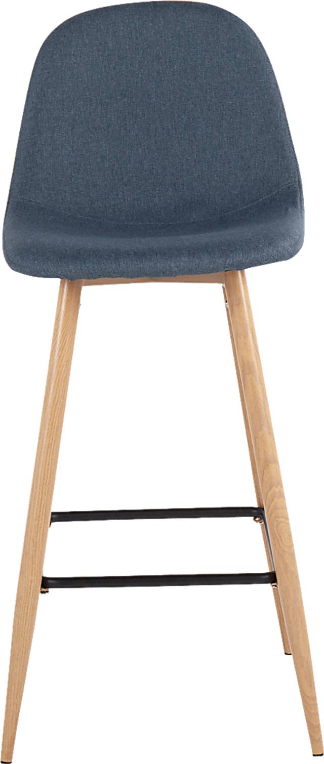 Faye Lane II Blue Barstools, Set of 2 - Thumbnail - Image 6
