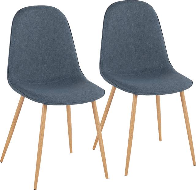Faye Lane II Blue Side Chair, Set of 2 - Thumbnail - Image 1