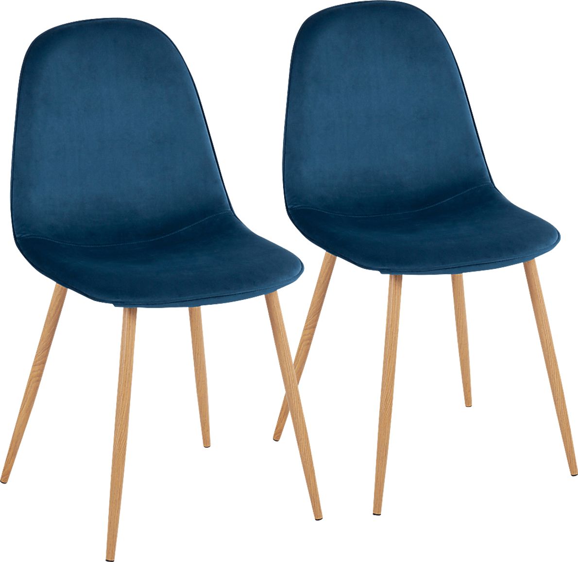 Faye Lane II Blue Side Chair, Set of 2