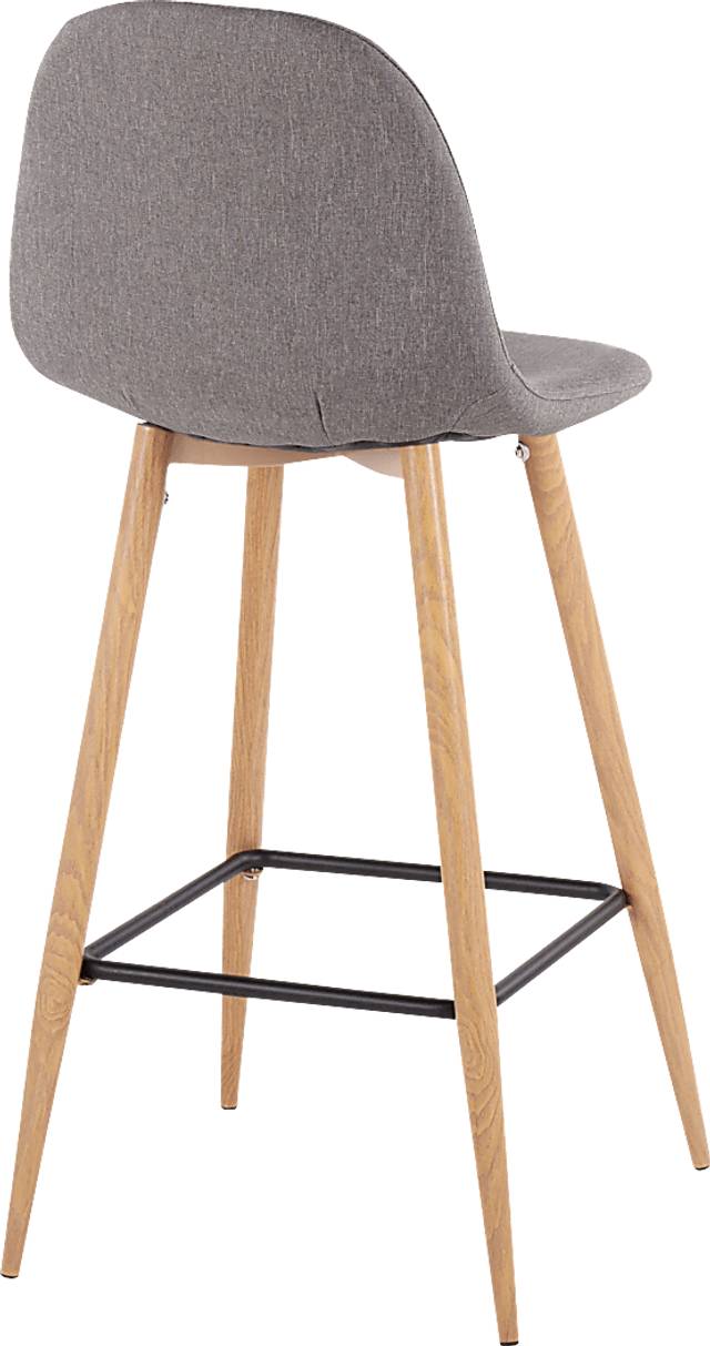 Faye Lane II Charcoal Barstool, Set of 2 - Thumbnail - Image 4