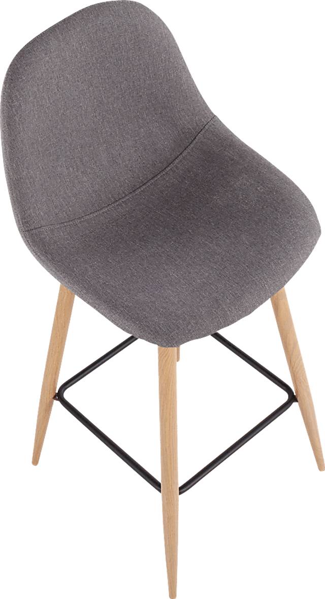 Faye Lane II Charcoal Barstool, Set of 2 - Thumbnail - Image 7