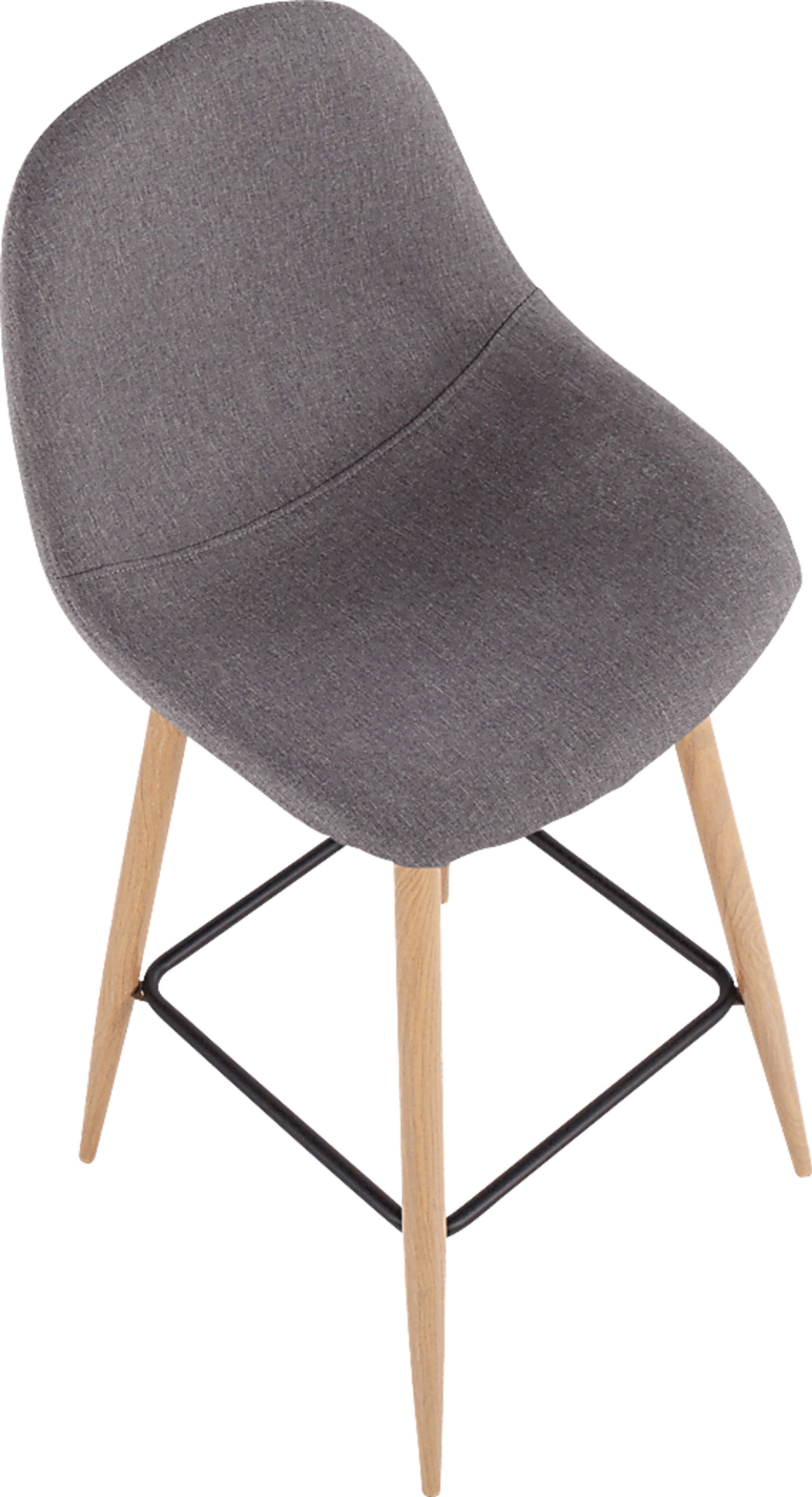 Faye Lane II Charcoal Barstool, Set of 2 - Image 7