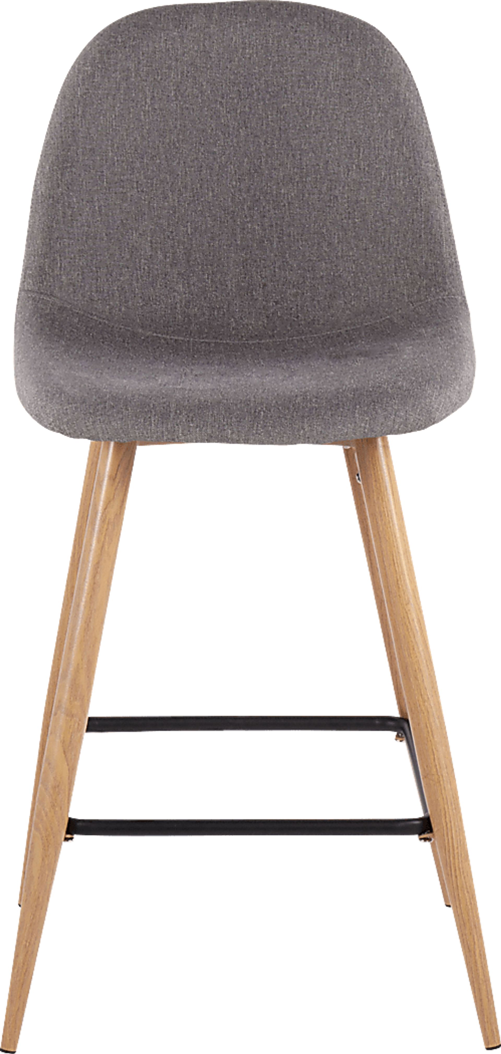 Faye Lane II Charcoal Counter Height Stool, Set of 2 - Image 6