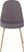 Faye Lane II Charcoal Side Chair, Set of 2