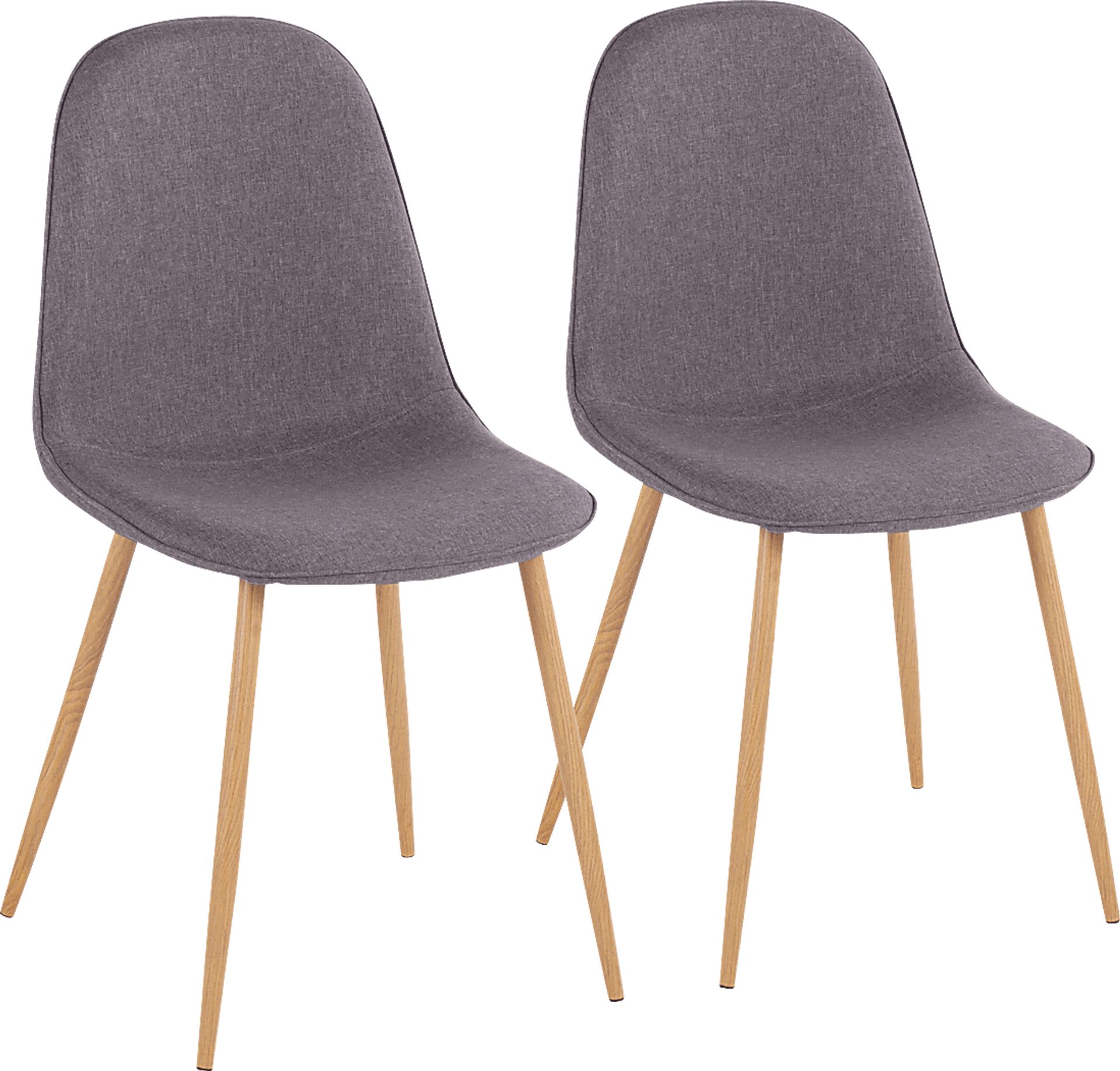 Faye Lane II Charcoal Side Chair, Set of 2 - Image 1