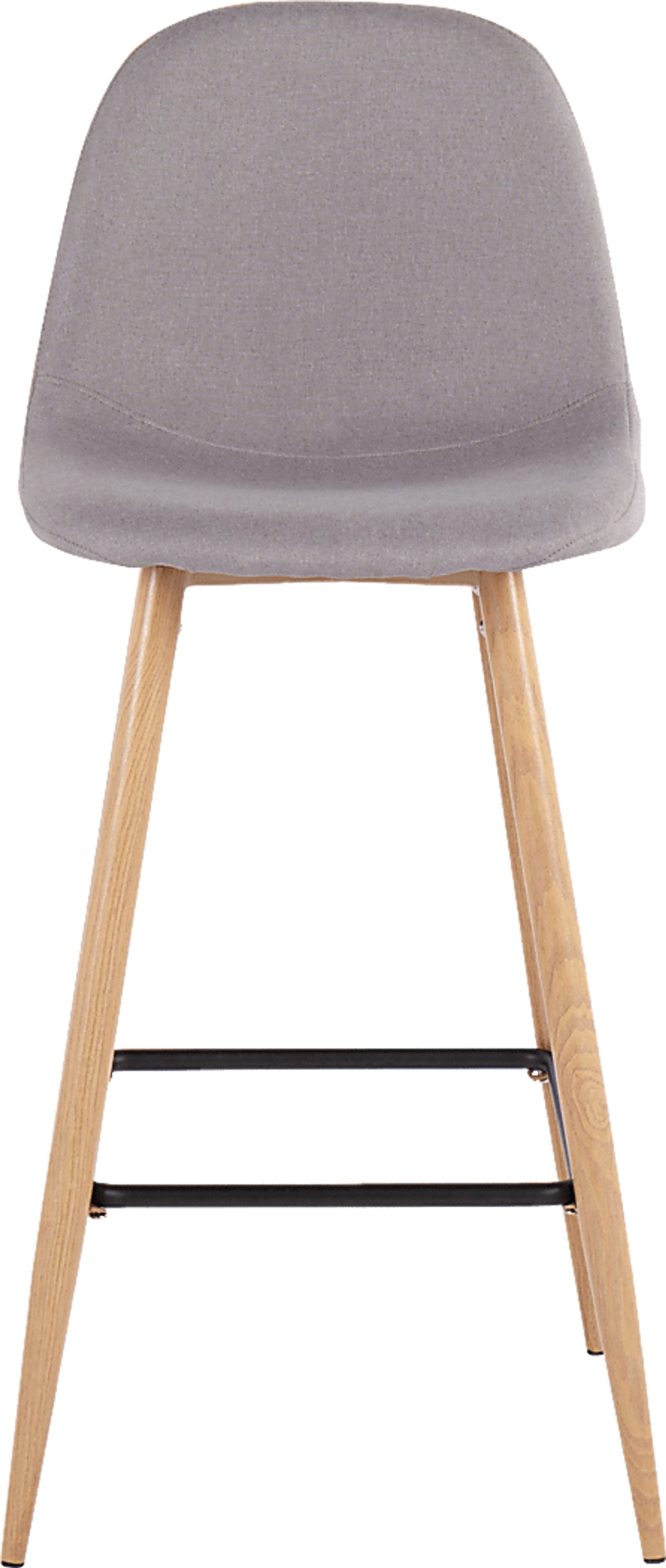 Faye Lane II Light Gray Barstool, Set of 2 - Image 6