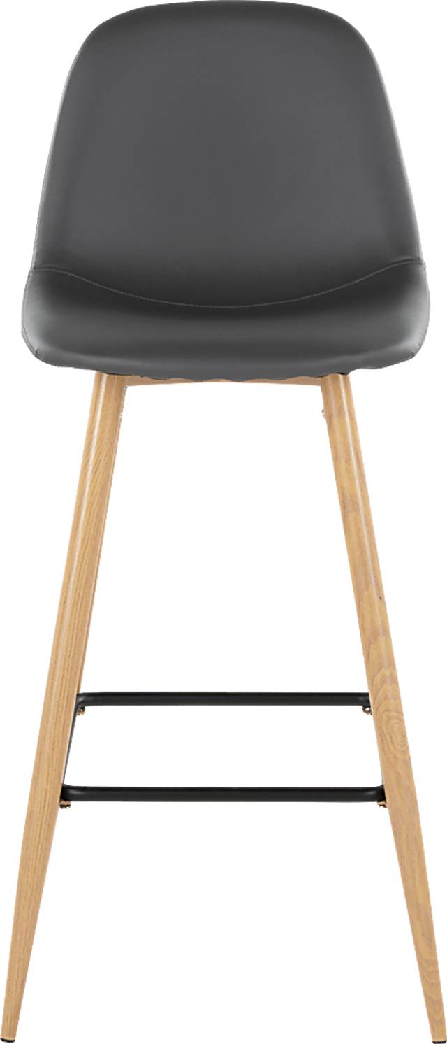 Faye Lane II Gray Barstool, Set of 2 - Thumbnail - Image 8